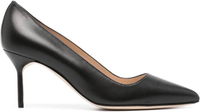 Manolo Blahnik Tora leren pumps Zwart