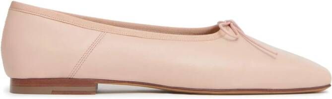 Mansur Gavriel Bianca ballerina's met vierkante neus Roze