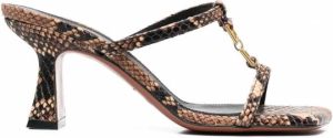 Manu Atelier Sandalen met open neus Bruin