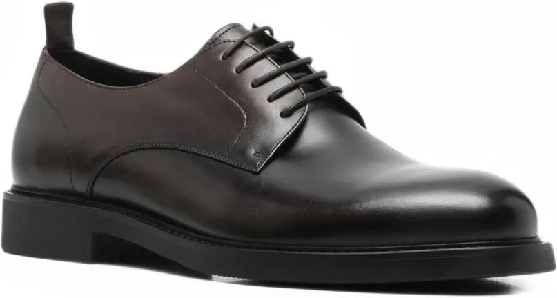 Manuel Ritz Leren Derby schoenen Bruin - Foto 2