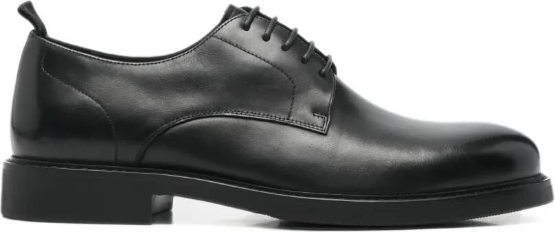 Manuel Ritz Leren Derby schoenen Zwart