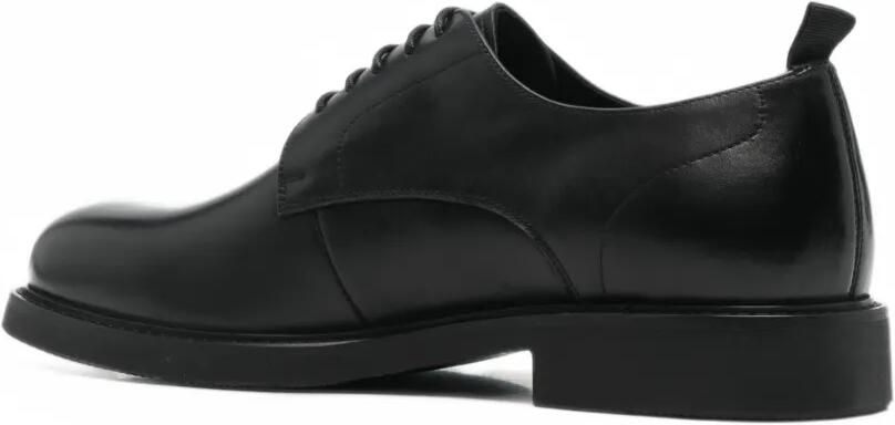 Manuel Ritz Leren Derby schoenen Zwart - Foto 3