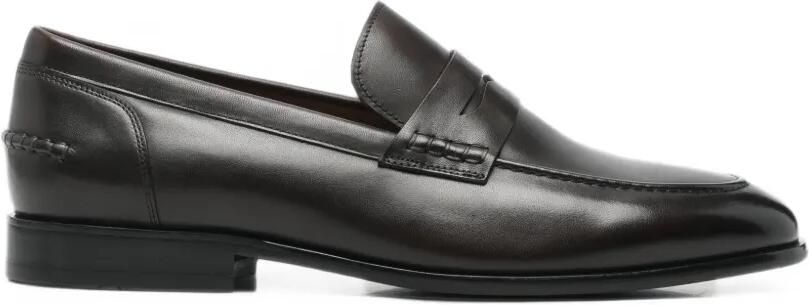 Manuel Ritz Leren loafers Bruin