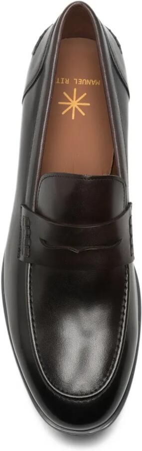 Manuel Ritz Leren loafers Bruin - Foto 4