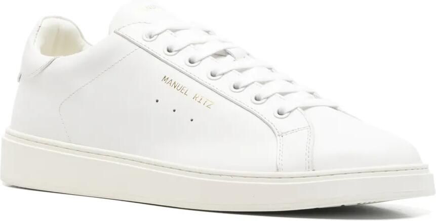 Manuel Ritz Sneakers met logoprint Wit