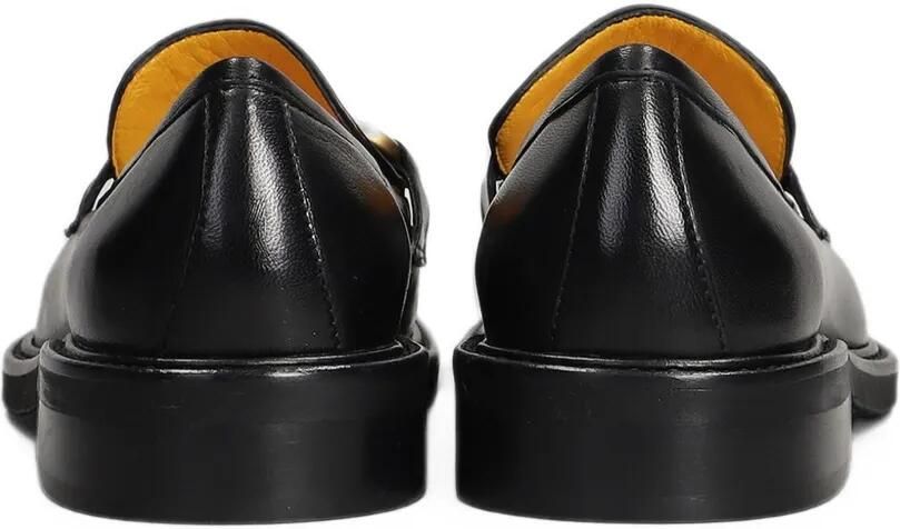 Mara bini buckle-detail leather loafers Zwart - Foto 3