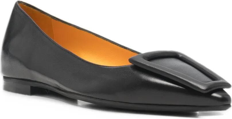 Mara bini buckle-detail pointed-toe ballet flats Zwart - Foto 2