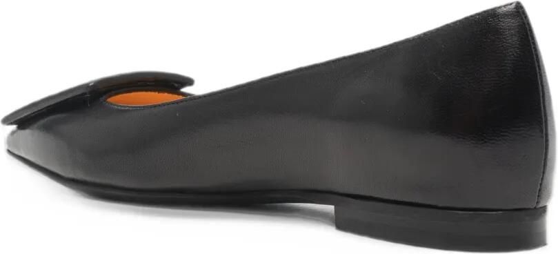 Mara bini buckle-detail pointed-toe ballet flats Zwart - Foto 3