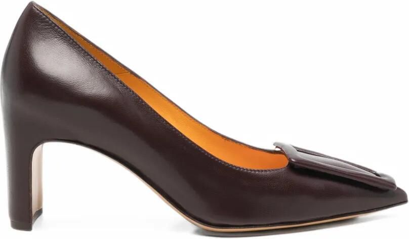 Mara bini buckle-detail pointed-toe pumps Bruin