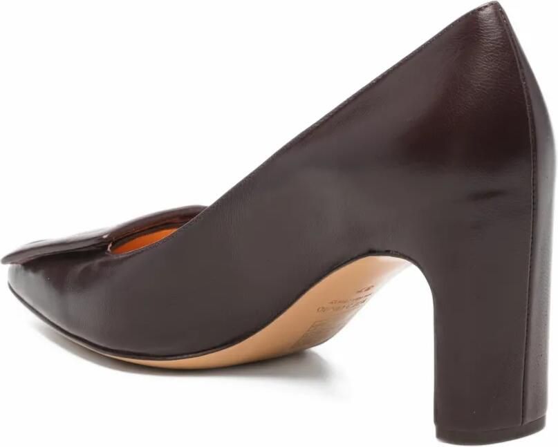 Mara bini buckle-detail pointed-toe pumps Bruin - Foto 2