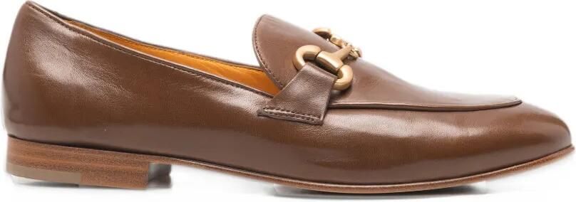 Mara bini horsebit leather loafers Bruin