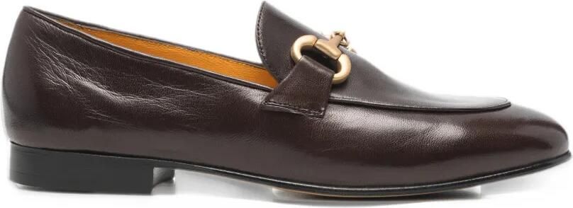 Mara bini horsebit leather loafers Bruin