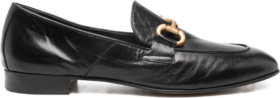 Mara bini Leren loafers Zwart
