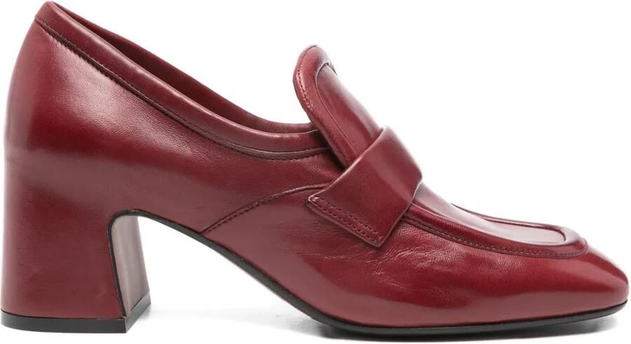 Mara bini Pema leren pumps Rood
