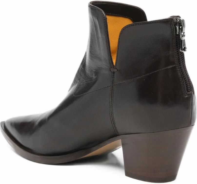 Mara bini pointed-toe Cuban-heel ankle boots Bruin - Foto 2