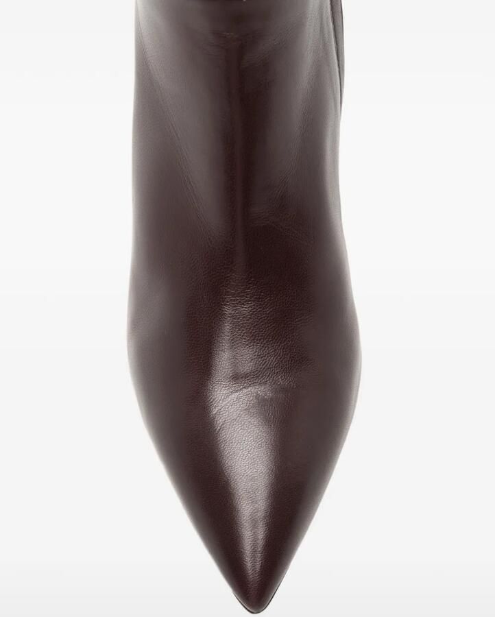 Mara bini pointed-toe leather ankle boots Bruin - Foto 2