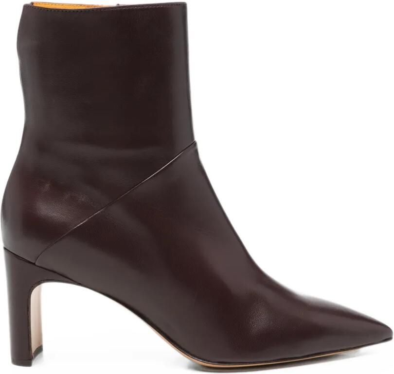 Mara bini pointed-toe leather ankle boots Bruin - Foto 3