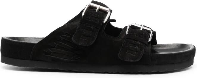 MARANT Lekson leren sandalen Zwart