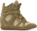 MARANT Bekett sneakers met sleehak Groen - Groen
