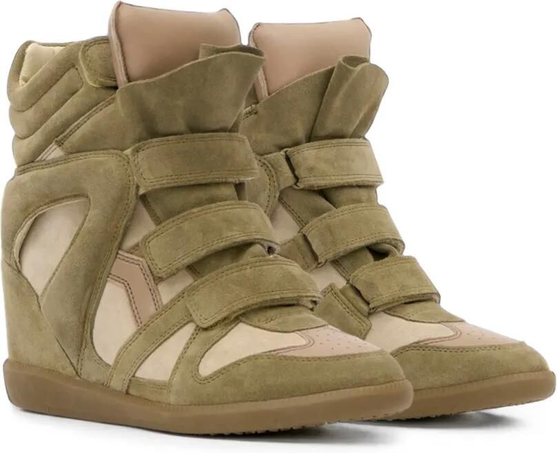 MARANT Bekett sneakers met sleehak Groen - Foto 4