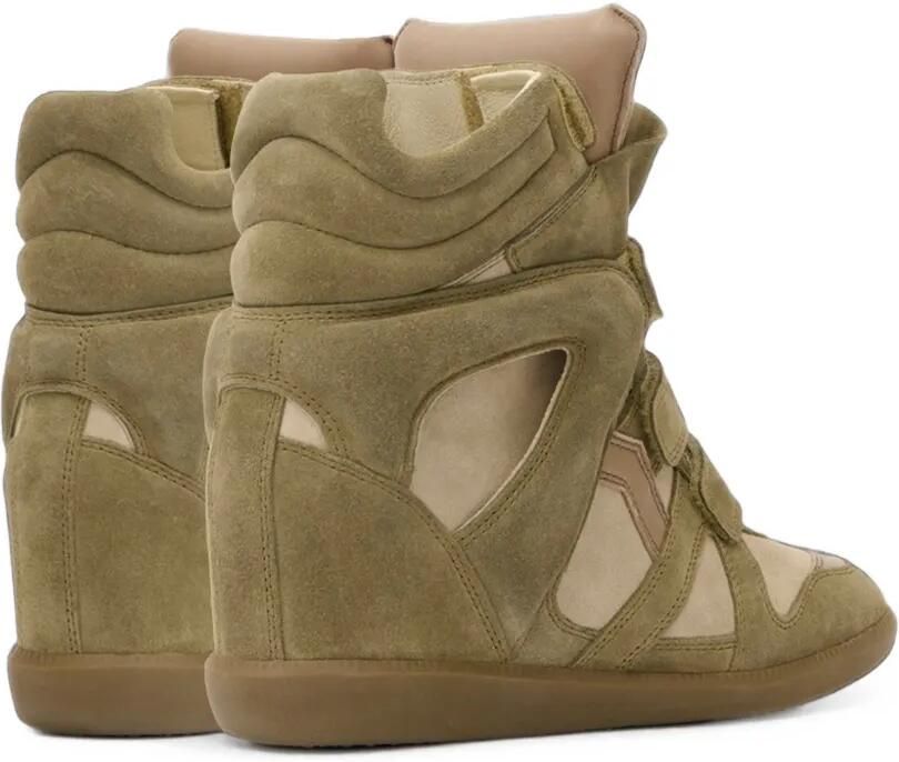 MARANT Bekett sneakers met sleehak Groen - Foto 3