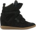 MARANT Bekett sneakers met sleehak Zwart - Zwart