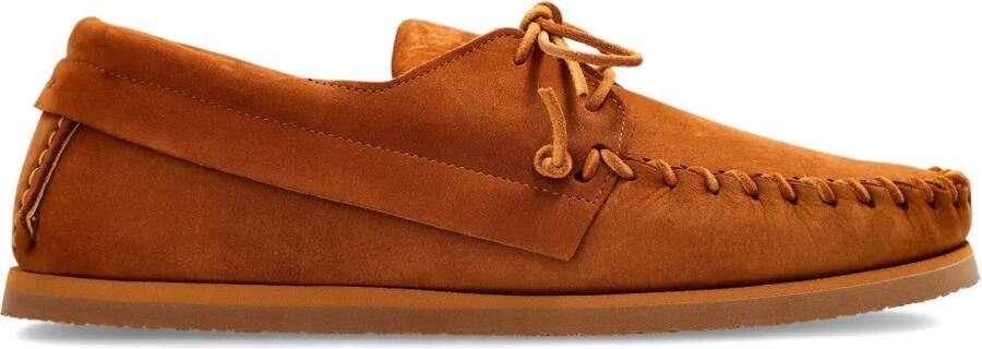 MARANT Leren mocassin bootschoenen met veters Bruin