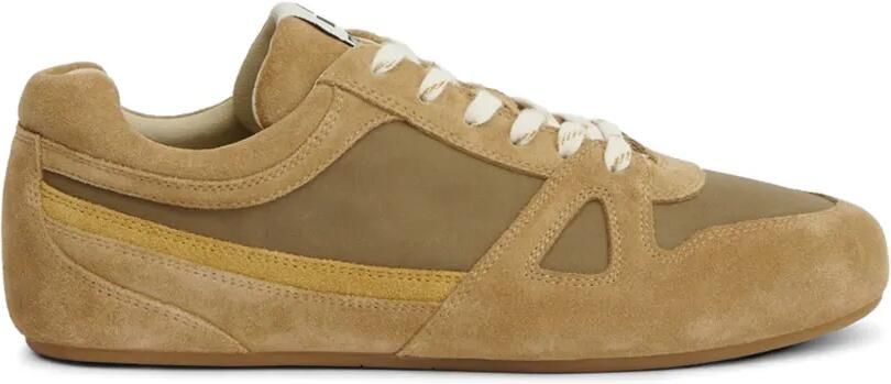 MARANT Sennyh suède sneakers van kalfsleer Beige