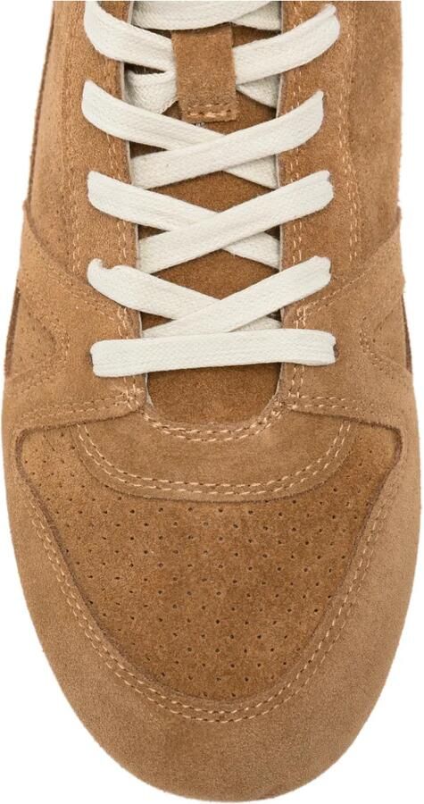 MARANT Sneakers met klittenband en geperforeerde details Bruin - Foto 4