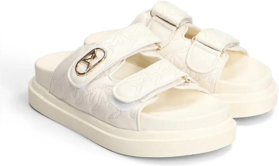 Marc Ellis Calipso 002 gewatteerde sandalen met logoplakkaat Wit - Foto 3