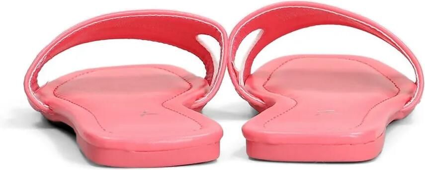 Marc Ellis Emi sandalen met logo-reliëf en uitgesneden details Roze - Foto 4