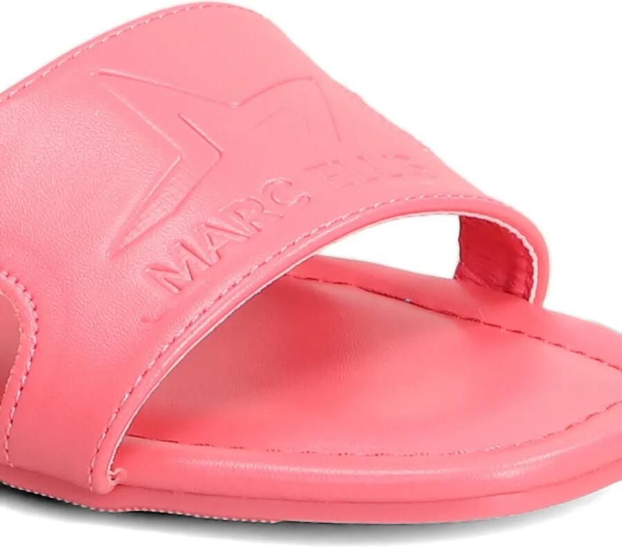 Marc Ellis Emi sandalen met logo-reliëf en uitgesneden details Roze - Foto 2