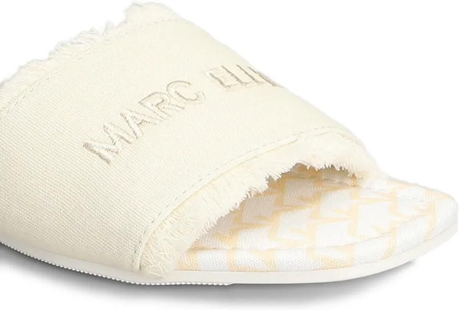 Marc Ellis Zela sandalen met geborduurd logo en franje Wit - Foto 2