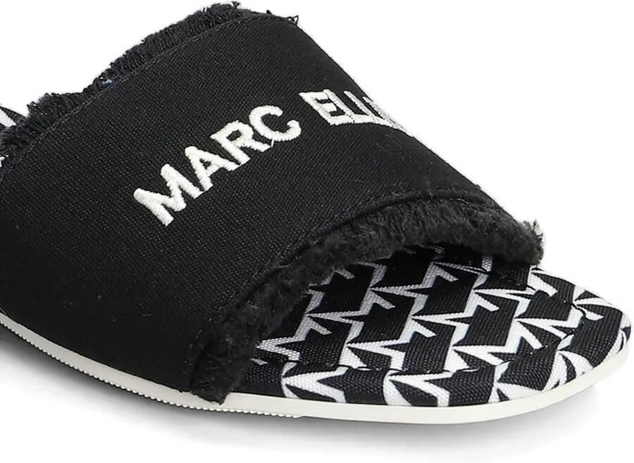 Marc Ellis Zela sandalen met geborduurd logo Zwart - Foto 2