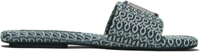 Marc Jacobs The J Marc denim sandalen Groen