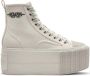 Marc Jacobs Katoenen sneakers met logo-reliëf Wit - Thumbnail 1