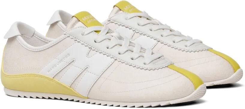 Marc Jacobs The Brushed 400 Bleecker Runner satijnen sneakers Beige - Foto 5