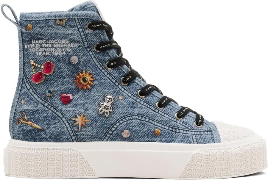 Marc Jacobs Charms denim high-top sneakers Blauw