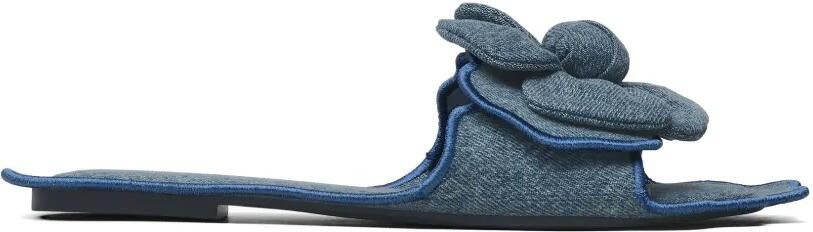 Marc Jacobs Daisy denim sandalen Blauw