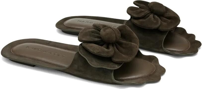 Marc Jacobs Daisy suède sandalen Groen - Foto 4