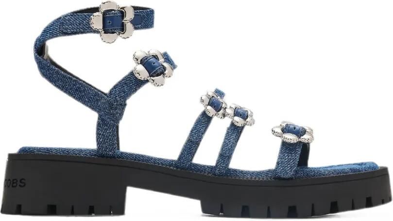 Marc Jacobs Gladiator Kiki platte sandalen met gespsluiting Blauw