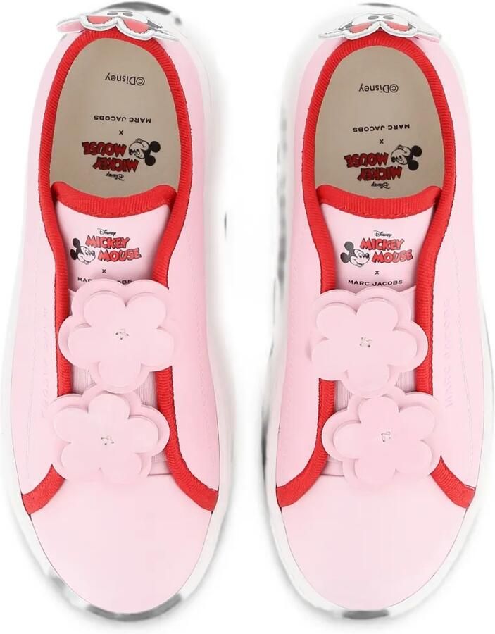 Marc Jacobs Kids Minnie Mouse sneakers met bloemapplicatie Roze - Foto 2