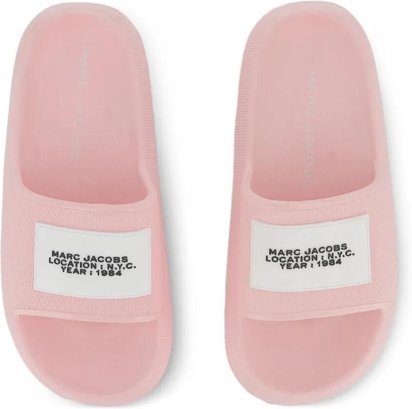 Marc Jacobs Kids Slippers met logo Roze - Foto 2