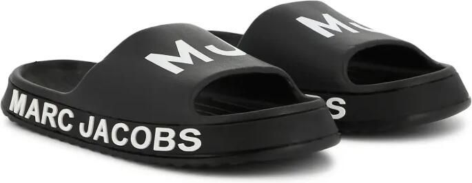 Marc Jacobs Kids Slippers met logoprint Zwart