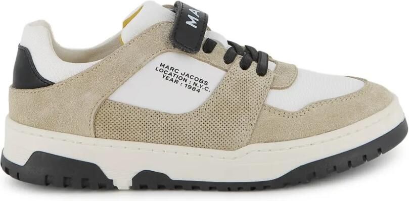 Marc Jacobs Kids Sneakers met logodetail Beige