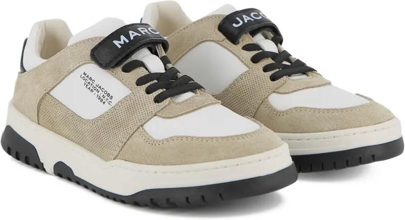 Marc Jacobs Kids Sneakers met logodetail Beige - Foto 4