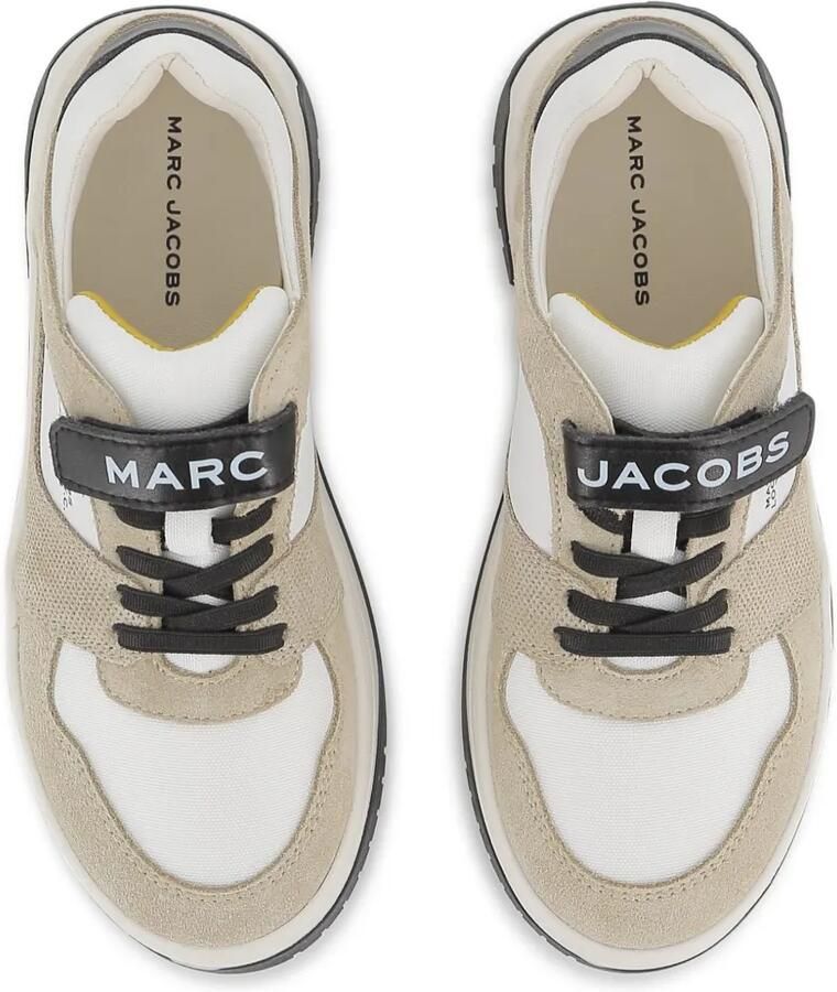Marc Jacobs Kids Sneakers met logodetail Beige - Foto 2