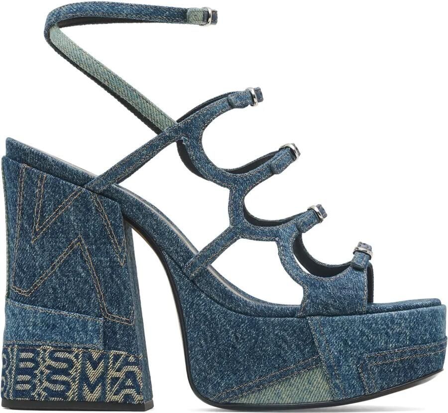 Marc Jacobs Kiki sandalen met plateauzool Blauw