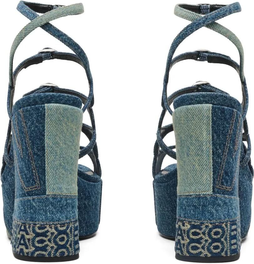 Marc Jacobs Kiki sandalen met plateauzool Blauw - Foto 4