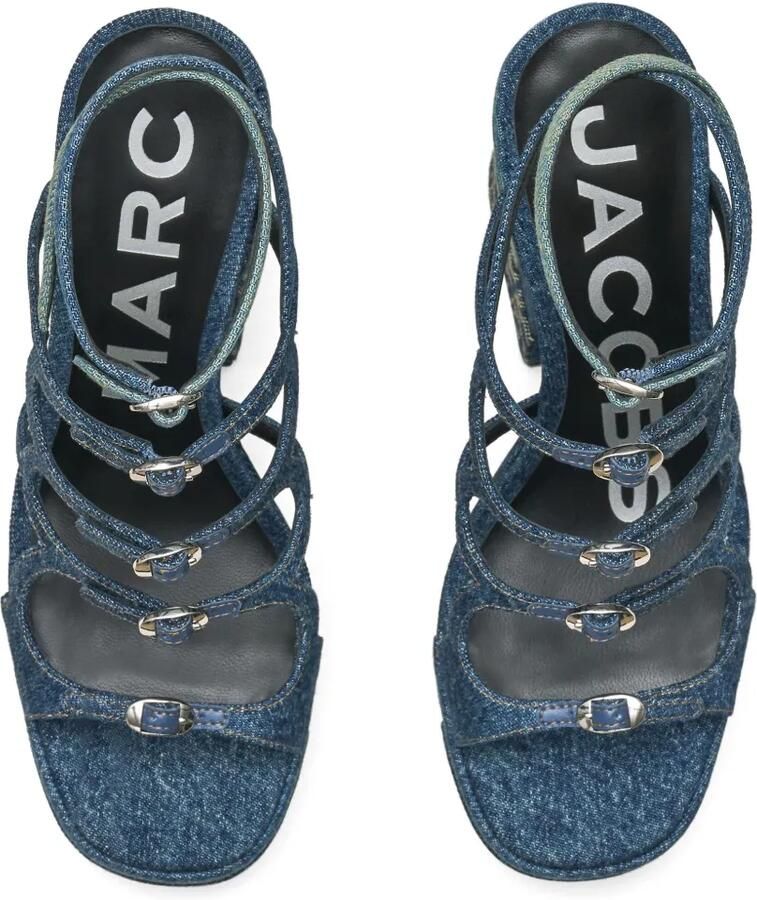 Marc Jacobs Kiki sandalen met plateauzool Blauw - Foto 5